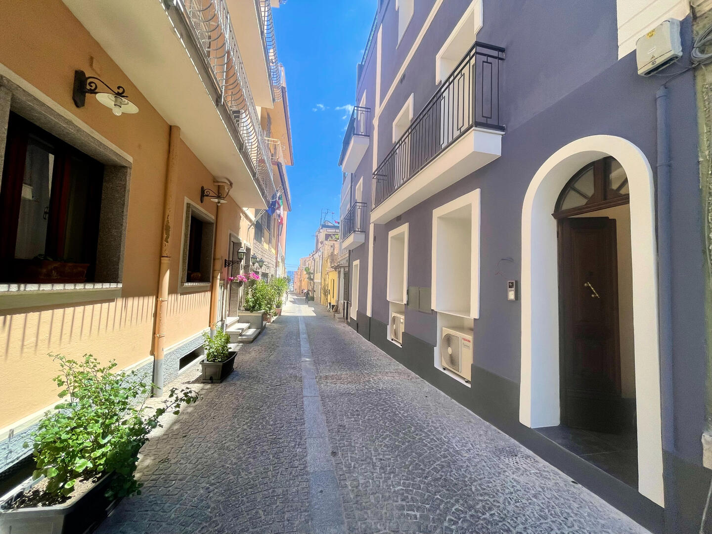 Via Garibaldi, where you will be staying